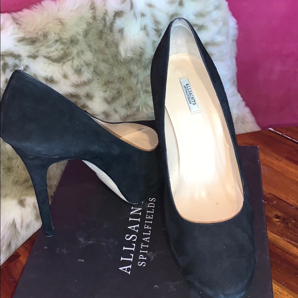 All Saints Black Pumps